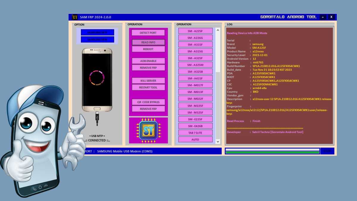 ST Samfrp Tool