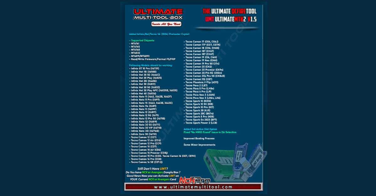 UMT PRO Ultimate MTK2 V1.5 Tool