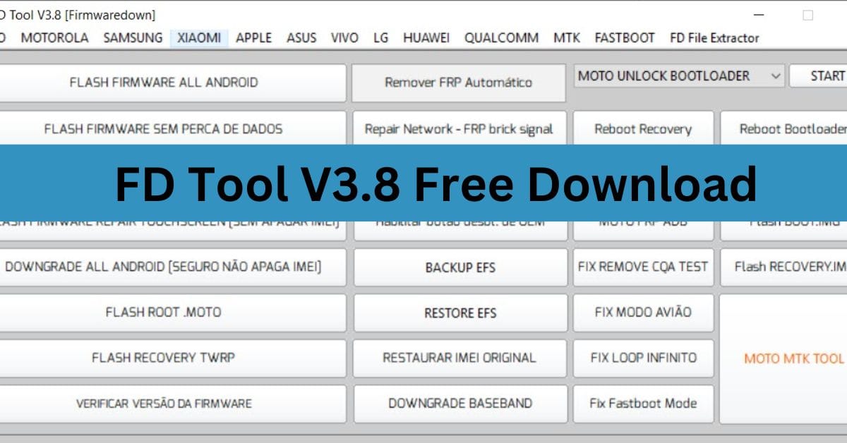 FD Tool V3.8 Free Download
