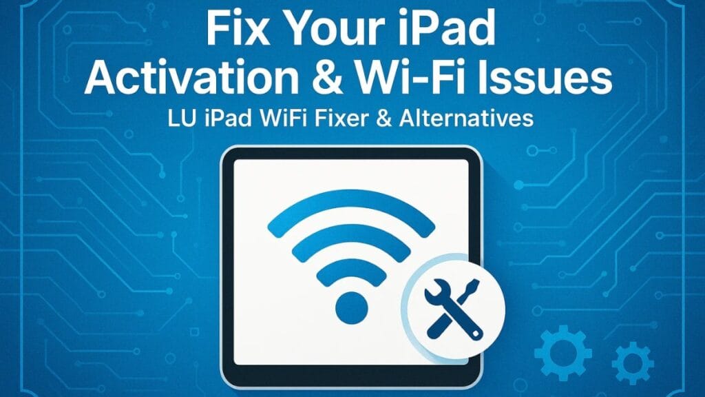 LU iPad WiFi Fixer V1.1: Fix iPad Activation & Wi-Fi Issues 1 LU iPad WiFi Fixer 1