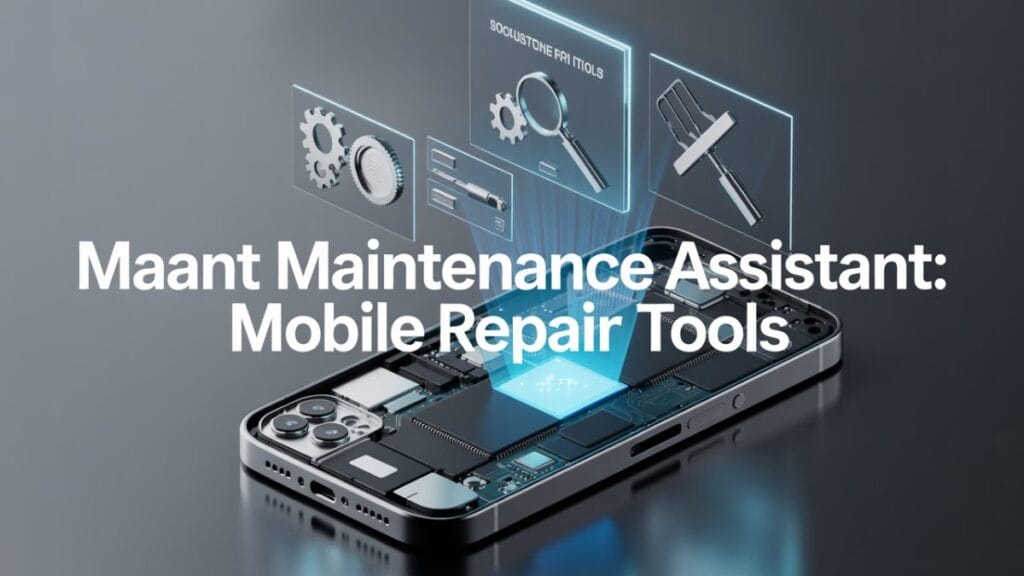 MaAnt Maintenance Assistant: for Mobile Repair Technicians 1 MaAnt Maintenance Assistant